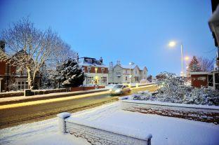 Heavy snow hits Bridgwater
