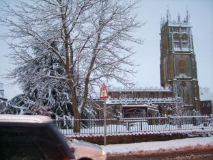 RHYS and Elodie Reid sent in this photo of St Mary’s Church in North Petherton. 