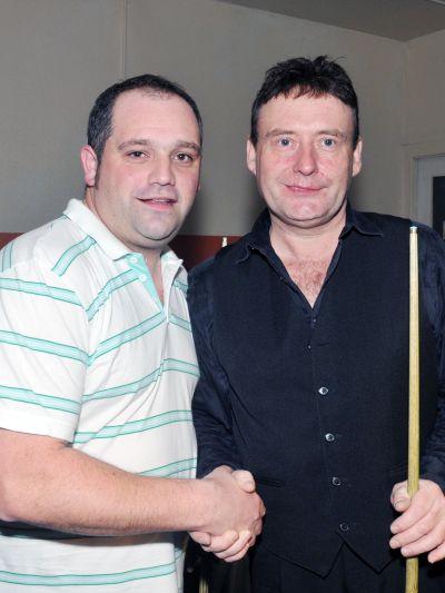 Jimmy White in Bridgwater PHOTO: Andy Slocombe