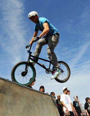 The opening of the Victoria Park skate park