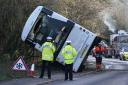 A major incident was declared in January when a double-decker bus overturned on the A39 Quantock Road.