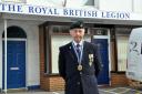 VICE-chairman Tony Moore outside Burnham Royal British Legion