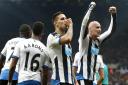 Aleksandar Mitrovic celebrates his winner as Newcastle beat West Brom 1-0