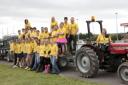 THIS tractor was no match for these Bridgwater College students during National Welly Week.