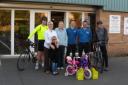 MEMBERS of the Somerset Levellers donate two new bikes to the Honey Bears Day Care Nursery of Puriton at the Bicycle Chain in Bridgwater.