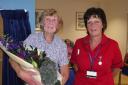 SHIRLEY Dee, vice-chair of Williton League of Friends and Norma Coombes, Williton Community Hospital matron.