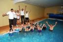 POOL PALS: Members are delighted to hear news of their £6,872 grant from the Gannett Foundation.