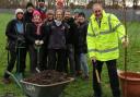 BTC students recently planted trees at the Bridgwater campus to help build a sustainable future for the college.