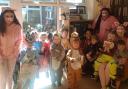 Pre-schoolers at Little Montessori House delighted Avalon Nursing Home residents by dressing as their favourite book characters