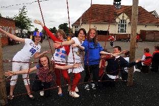 PUPILS from Bridgwater’s Somerset Bridge Primary School celebrate cultures from around the world. 