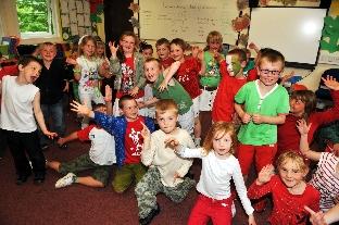 PUPILS were awash with colour as they celebrated International Day of Languages. 