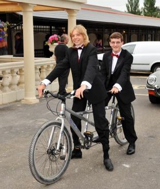 Sam Washer and Alex Scott both preferred two wheels to four. 