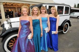 PICTURED, from left, are Emily Payne, Sophie Thyer, Beth Churchill, and Aleisha Churchill. 