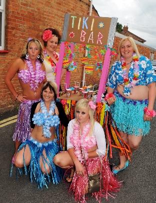 THE Hula Girls were the winners in Cavaliers' Pram Race fundraiser, with Lara Bradley, Claire Robinson, Tara Hill, Kat Duffy and Emma Saunders.