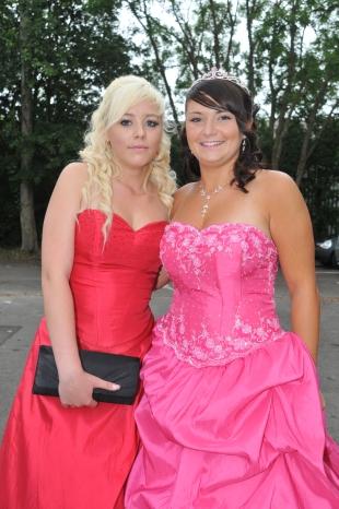 JESS Venning and Bonnie Griffiths sparkled at the ball.