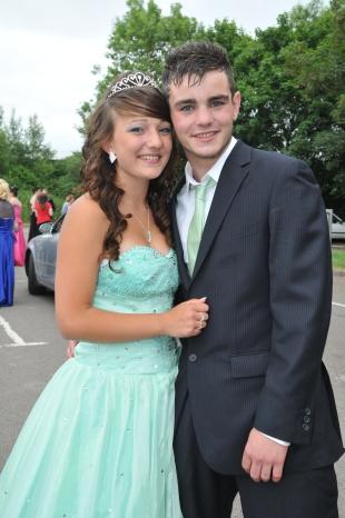 NATALIE Coles and Matthew Lock enjoyed their leavers’ ball.