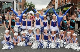 Dance troupes performed skillful routines in Bridgwater on Sunday. 