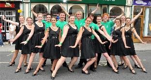 Dancers wowed crowds during a free street party to mark the refurbishment of Bridgwater Town Hall. 