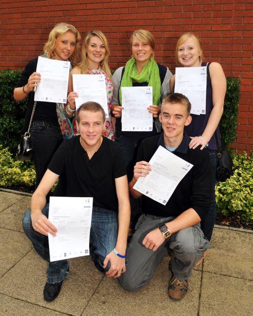 A-level results day at Bridgwater College