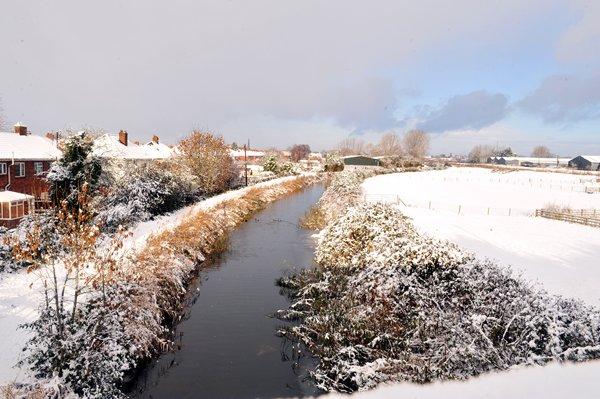 Snow in Bridgwater