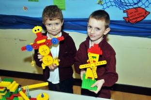 Children from Puriton Primary School donated new Lego