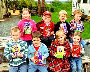 Children in Sedgemoor celebrate Easter