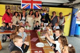 Royal Wedding Celebrations at Eastover Primary School in Bridgwater.
