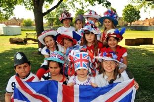 Royal Wedding Celebrations at Hamp Junior School in Bridgwater.