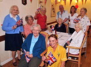 Royal Wedding Celebrations in Bridgwater, at Sydenham House Care Home