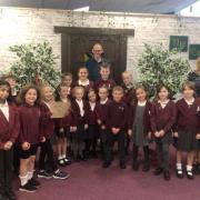 Willowdown Primary School in Bridgwater showcased the new woodland themed library last month.
