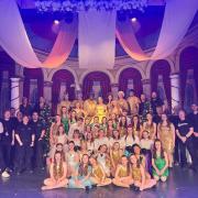 Cast of Beauty & the Beast performed at the McMillan Theatre in Bridgwater in December 2023.