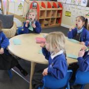 Spaxton Primary C of E School has joined the NHS Big Brush Club to spread the message about children's oral hygiene