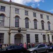 Bridgwater Town Hall on High Street will be significantly upgraded under the town deal.