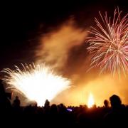 DISPLAY: The fireworks get Bridgwater Carnival weekend underway