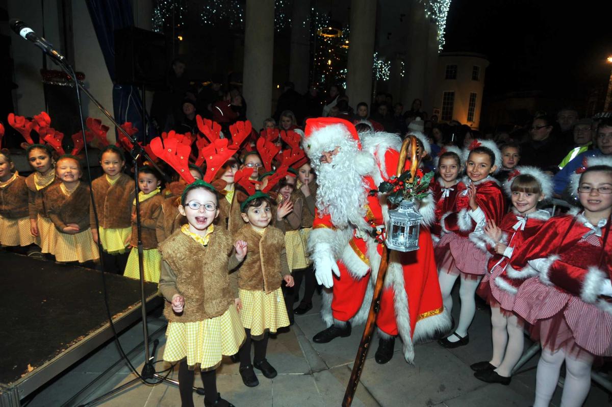 Photos from Bridgwater's Christmas lights switch-on. 