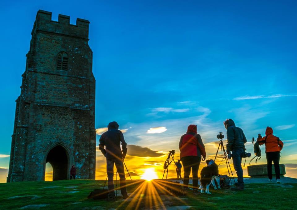 POPULAR SPOT: Photographers at Glastonbury Tor by Callie Stephens. Published: April 4, 2017