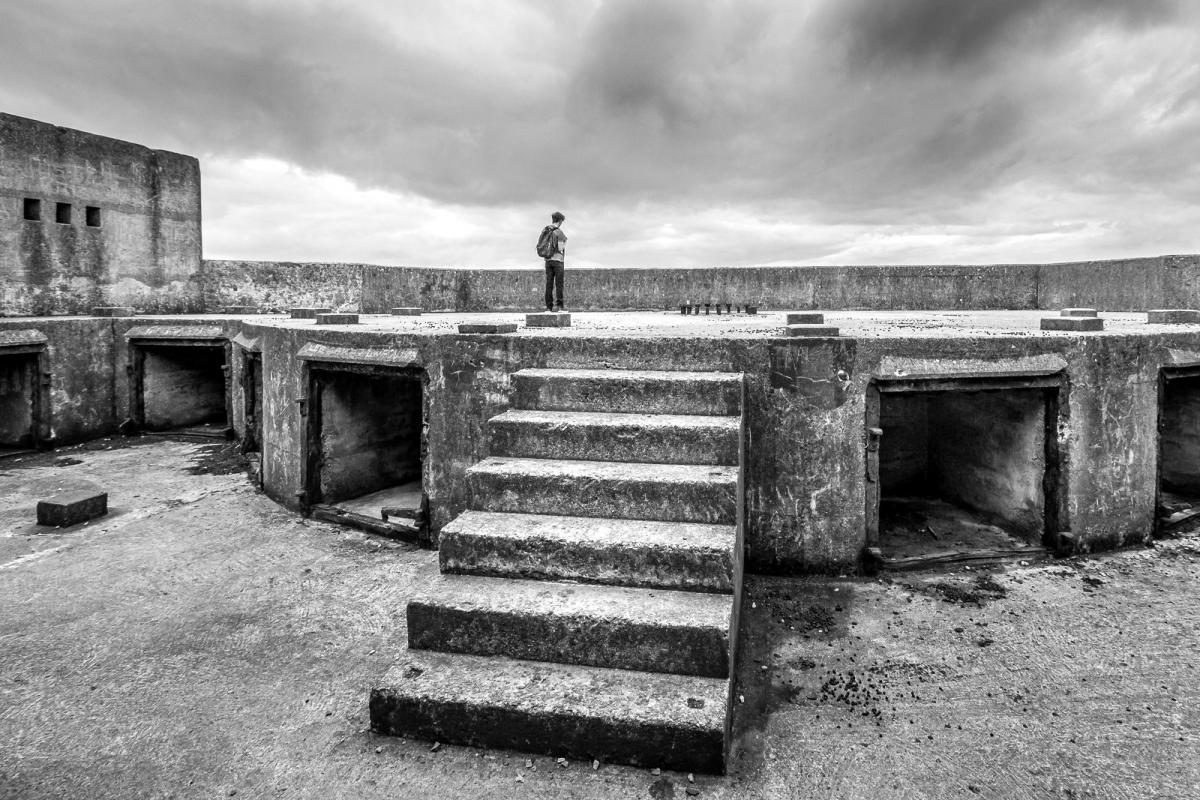 TIME TO REFLECT: At Brean Down Fort by Martin Grant. Published: April 4, 2017
