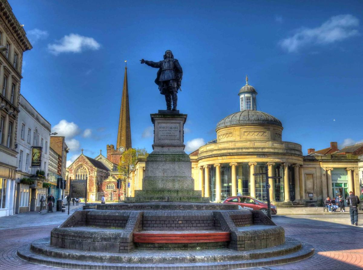 RESPLENDENT: Bridgwater town centre by Les Pickersgill. Published: April 11, 2017