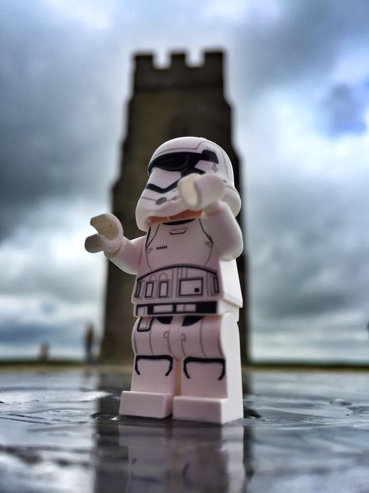 Unusual Tor visitor - Geoffrey the Stormtrooper - by Debi Ann Moss. PUBLISHED: May 17, 2017.