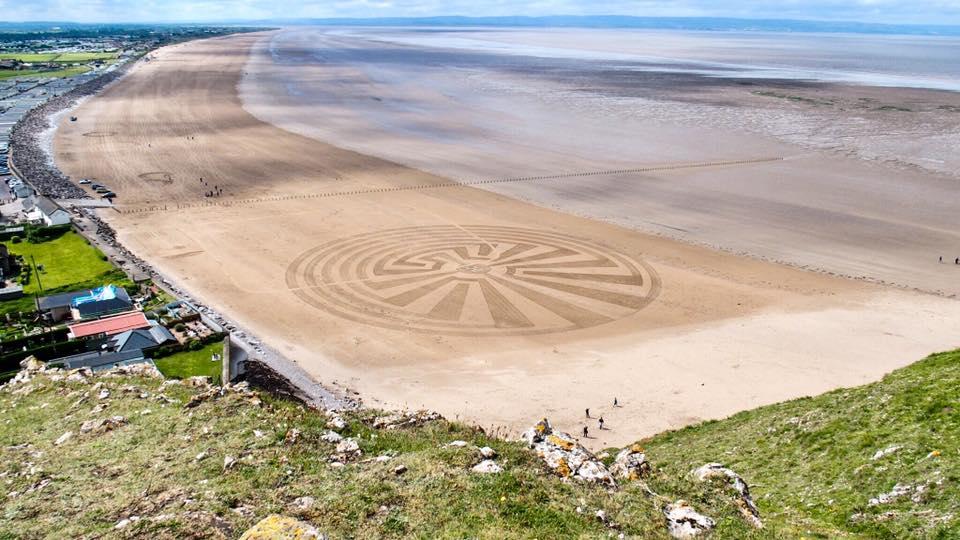 Jan Smith, Brean Down Sands artwork. PUBLISHED: May 23, 2017.