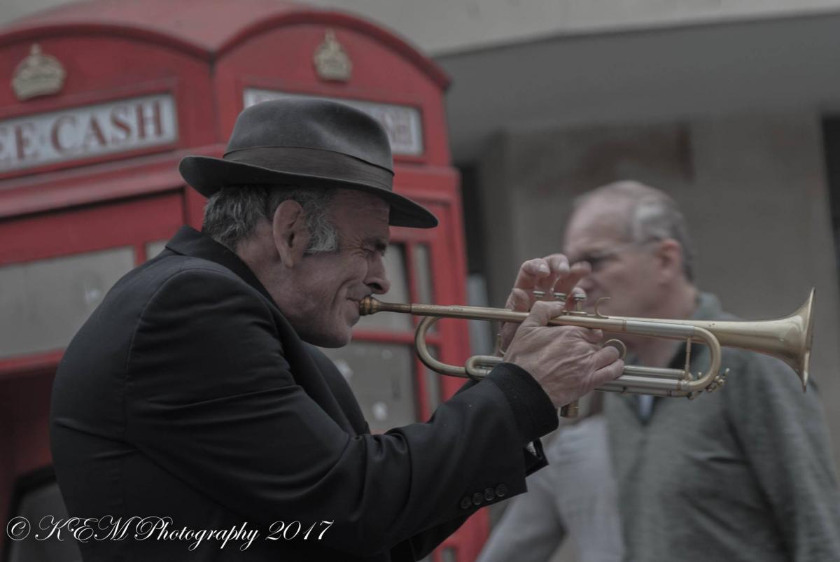 A trumpeter in Bath by Kirsty McDonald. PUBLISHED: May 23, 2017.