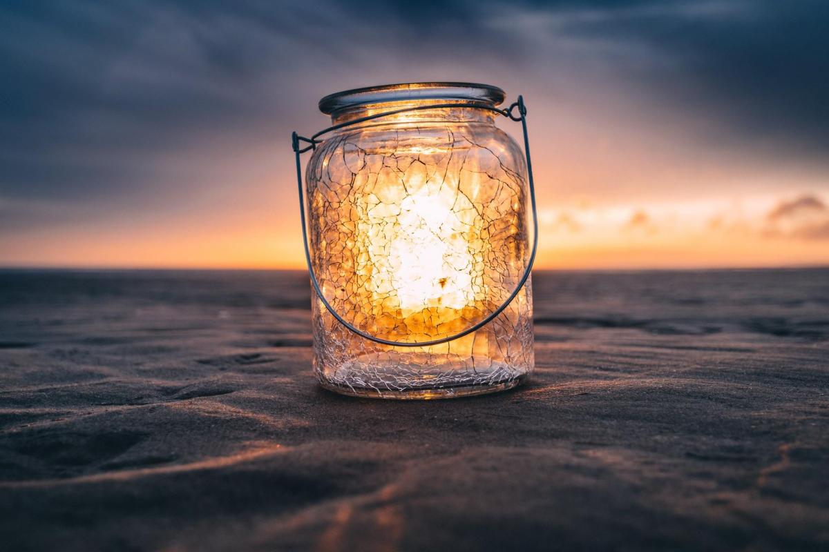 Sunset in a jar at Burnham by Hugo Powell. PUBLISHED: May 30, 2017.