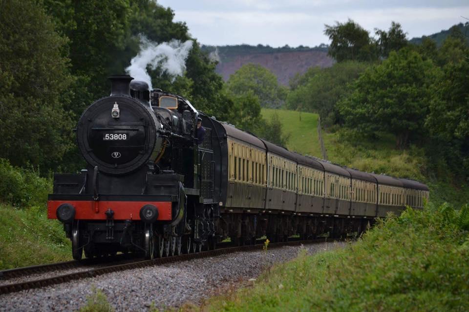 A train making its way across Somerset by Darren Lock. PUBLISHED: August 8, 2017.