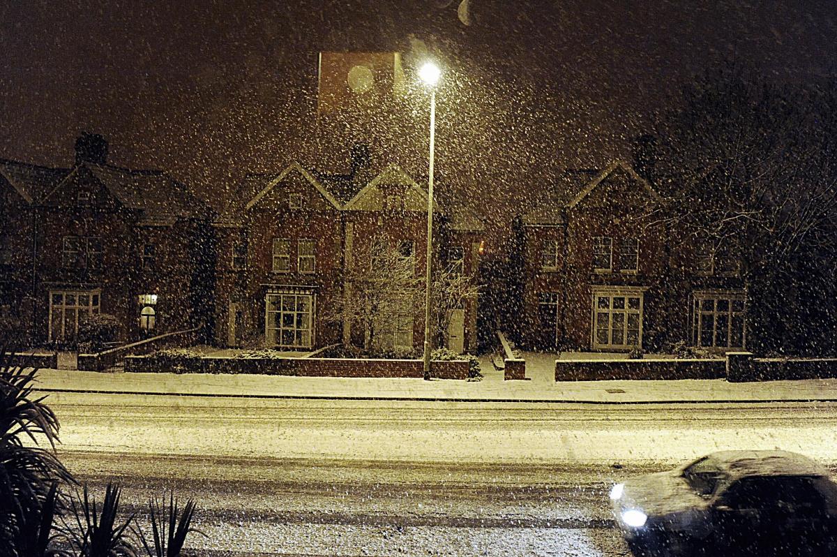 Snow pictures from around Bridgwater