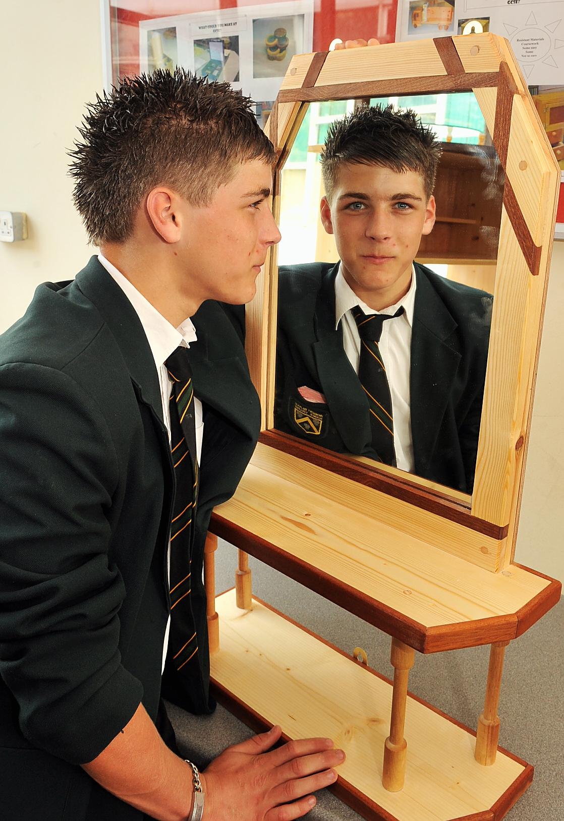 Stephen Gurd gazes into his mirror.