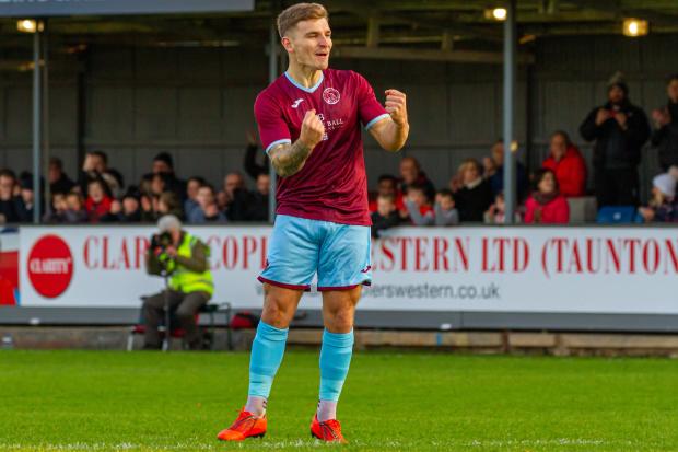 RECOVERING: Andrew Neal's injury recovery is being part-funded by Taunton Town fans. Pic: Ashley Harris