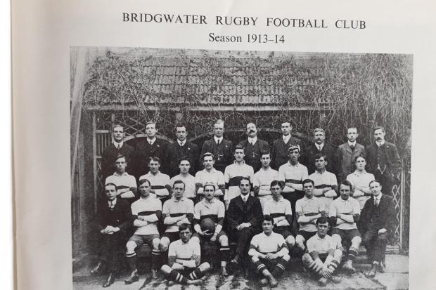 LINE-UP: Bridgwater RFC in 1913/14