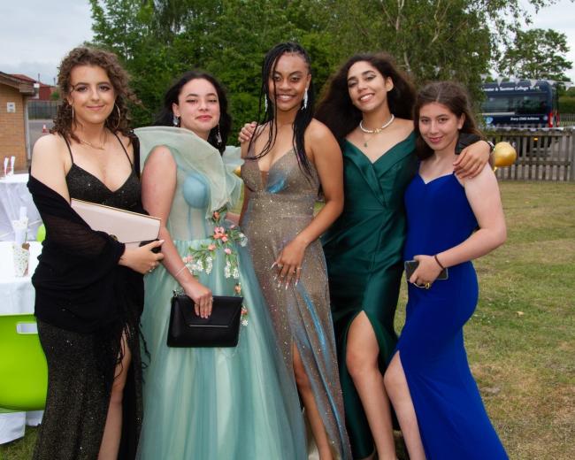SMILES: Bridgwater College Academy prom. Pic: Jeff Searle