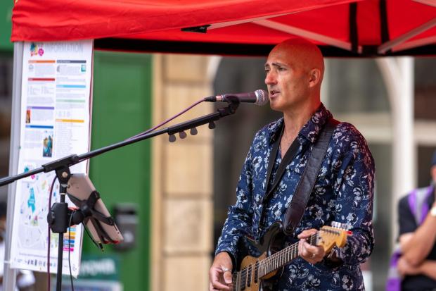 Bridgwater Mercury: PERFORMERS: Crowds were entertained at the Bridgwater Quayside Festival's Picnic in the Park event