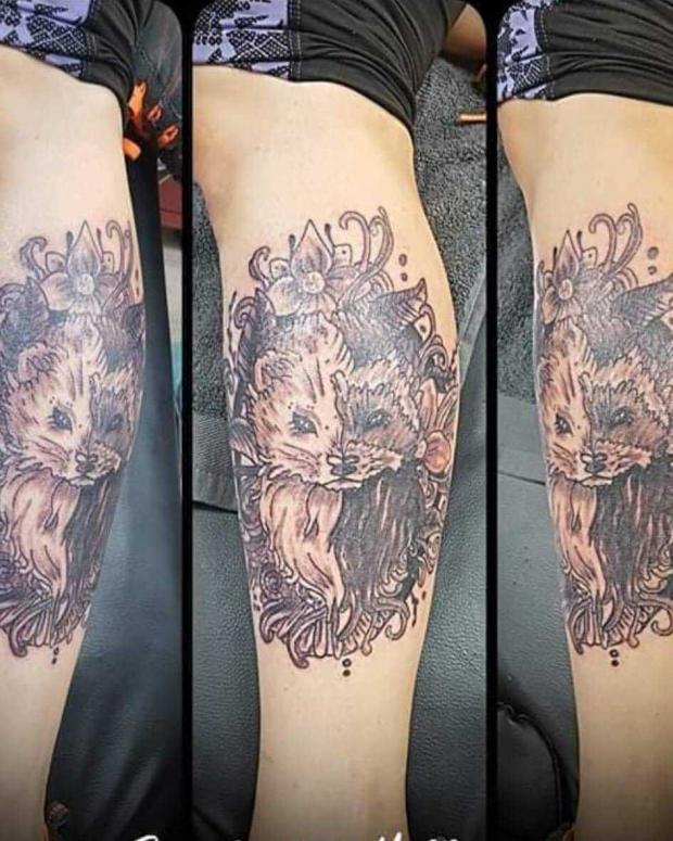 Bridgwater Mercury: INKED: Sonia Andrade's tattoo by The LoneWolf Tattoo Company